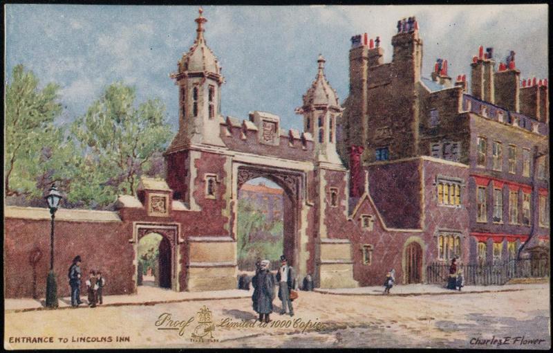 ENTRANCE TO LINCOLNS INN.