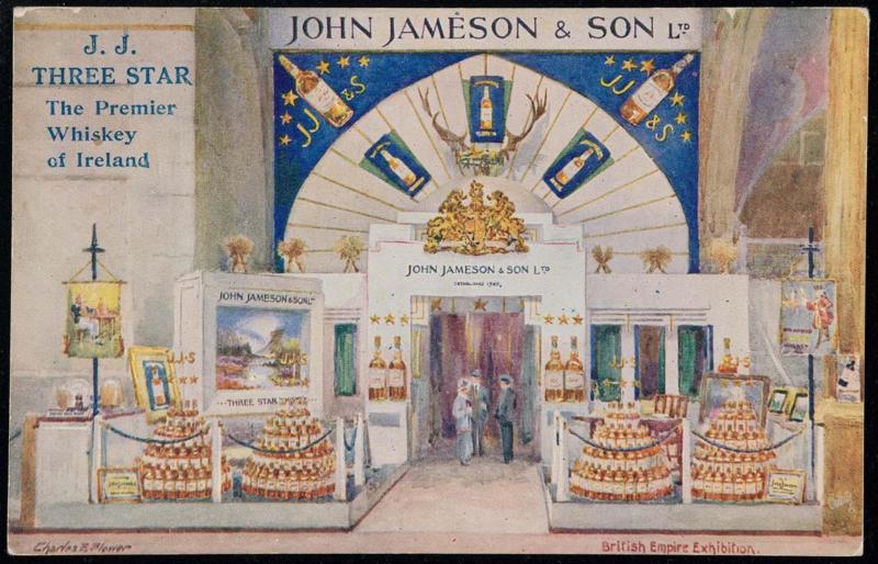 J.J. THREE STAR. 
The Premier Whiskey of Ireland.