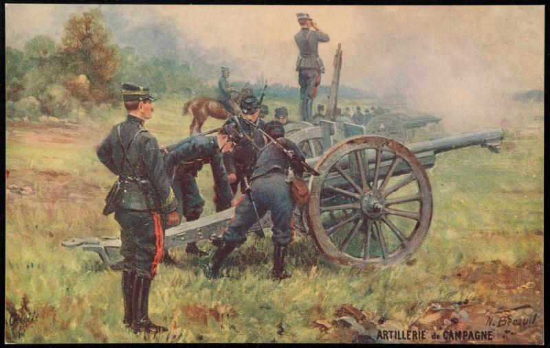 ARTILLERIE de CAMPAGNE.
