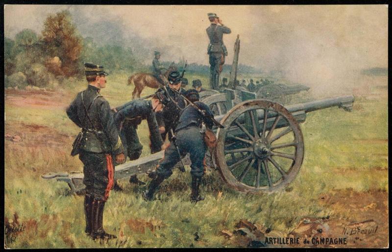 ARTILLERIE de CAMPAGNE.