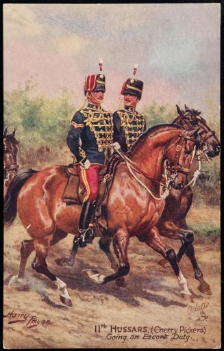 11th HUSSARS, (Cherry Pickers)
Going on Escort Duty.