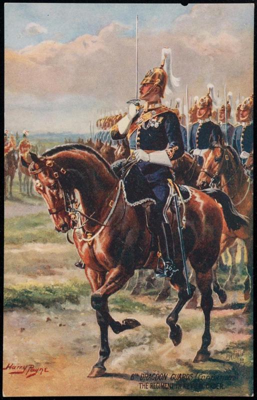 6th DRAGOON GUARDS (Carabineers)
THE REGIMENT IN REVIEW ORDER.