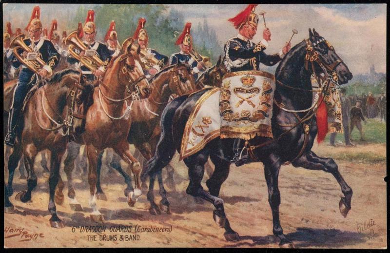 6th DRAGOON GUARDS (Carabineers)
THE DRUMS & BAND.