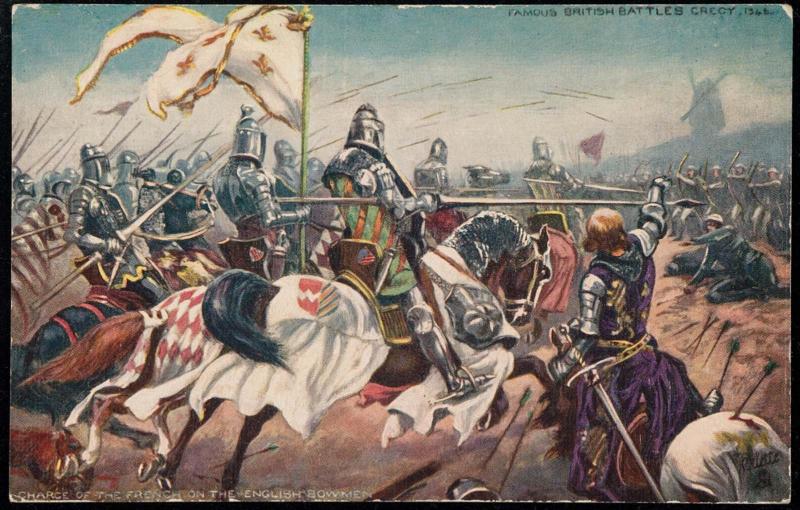 Famous British Battles
CRECY 1346.