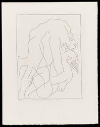 Les Métamorphoses: Lutte entre Térée et sa belle-soeur Philomèle (Struggle Between Tereus and His Sister-In-Law Philomela)