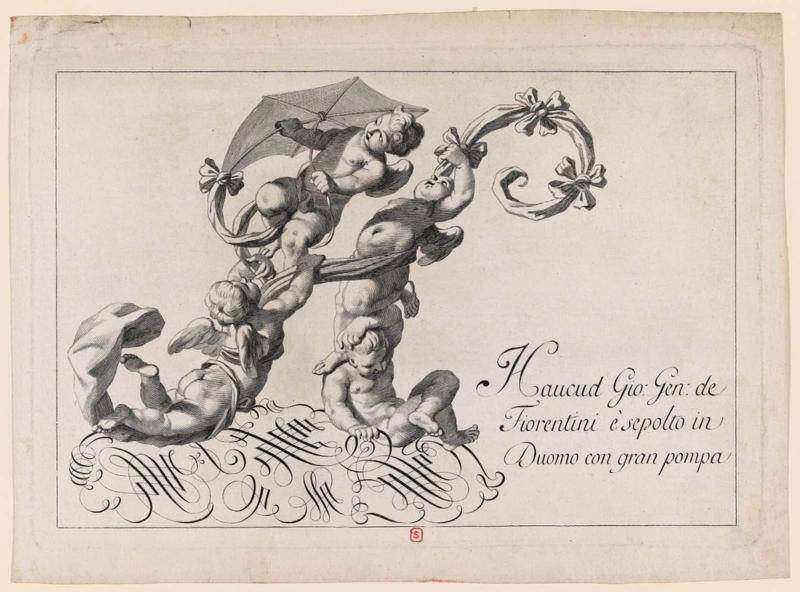 The letter H, from a suite of alphabet prints