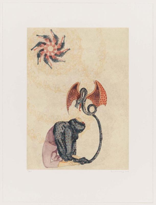 Untitled (image #2, Woman/Dragon)