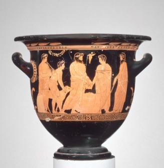 Mixing bowl (bell krater) depicting a sacrifice