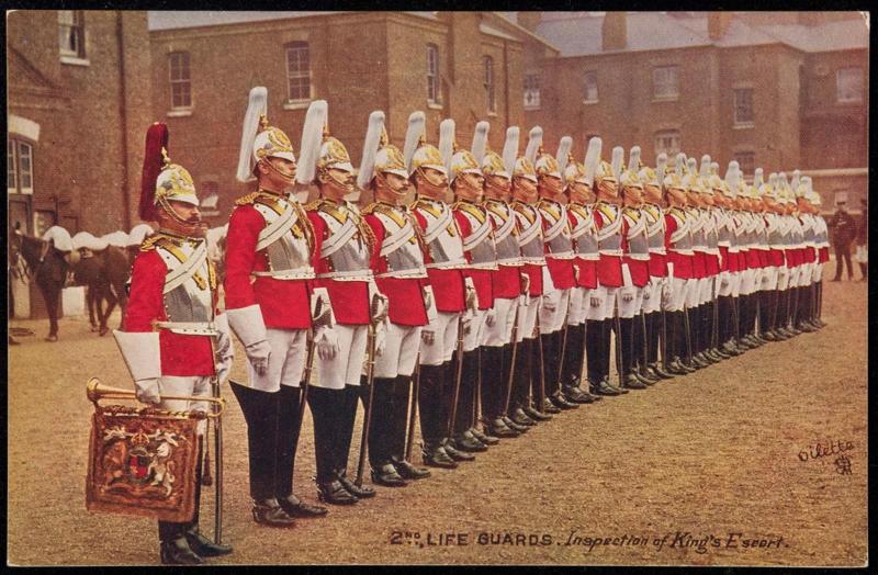 2ND LIFE GUARDS. Inspection of King's Escort.