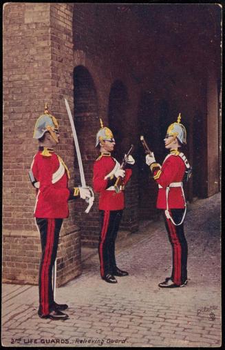 2ND LIFE GUARDS. Relieving Guard.