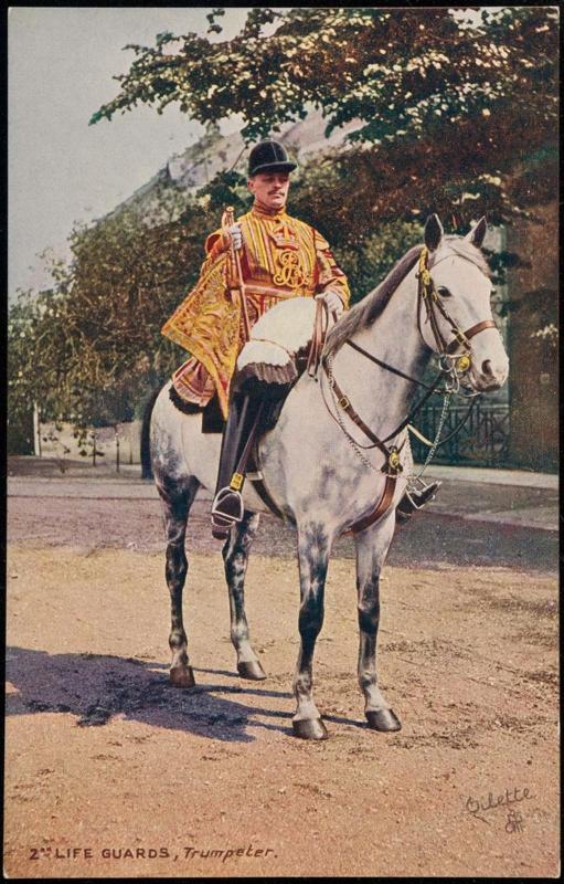 2ND LIFE GUARDS, trumpeter.
