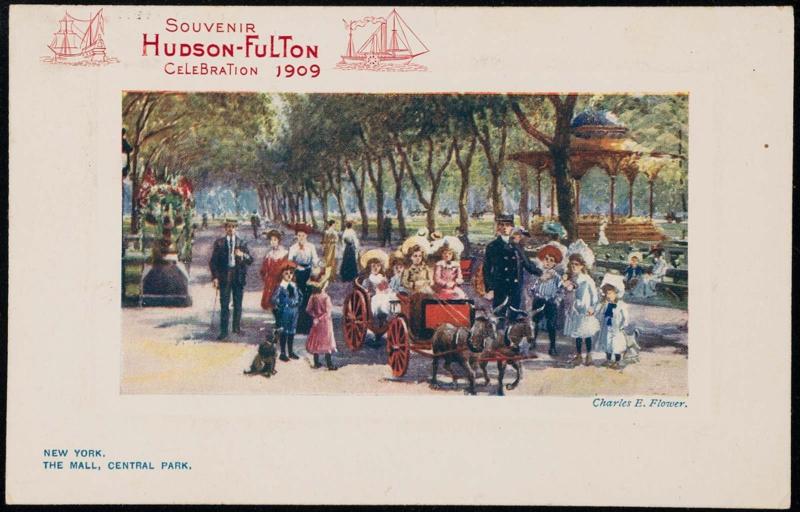 NEW YORK, THE MALL, CENTRAL PARK.