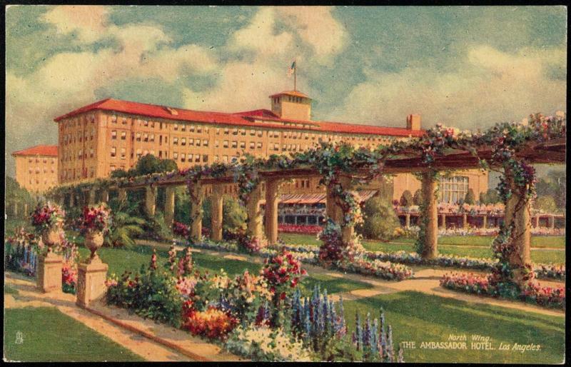 North Wing, THE AMBASSADOR HOTEL, Los Angeles.
