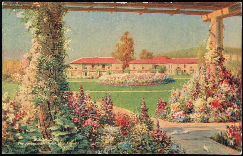 BUNGALOWS
THE AMBASSADOR HOTEL, Los Angeles.