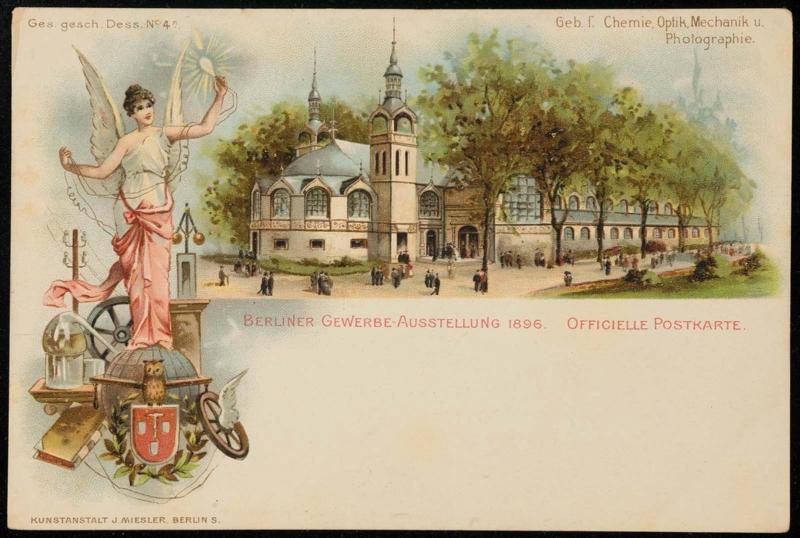 BERLINER GEWERBE-AUSSTELLUNG 1896. OFFICIELLE 1896.