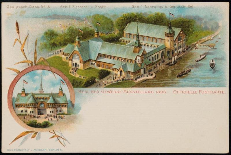BERLINER GEWERBE-AUSSTELLUNG 1896. OFFICIELLE 1896.