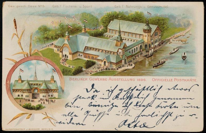 BERLINER GEWERBE-AUSSTELLUNG 1896. OFFICIELLE 1896.