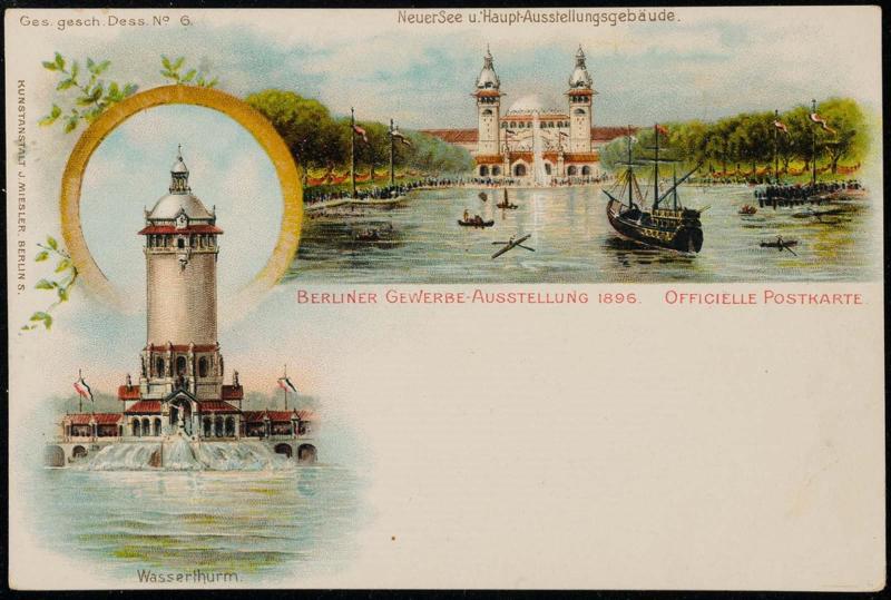 BERLINER GEWERBE-AUSSTELLUNG 1896. OFFICIELLE 1896.