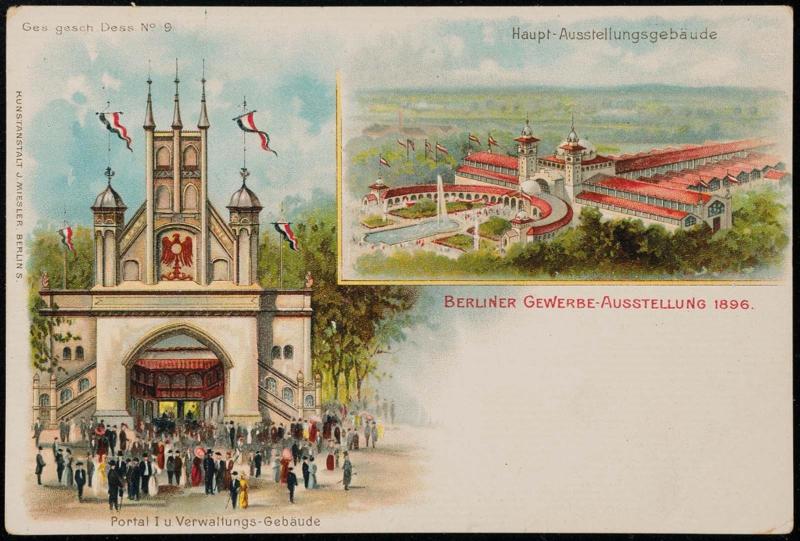 BERLINER GEWERBE-AUSSTELLUNG 1896.