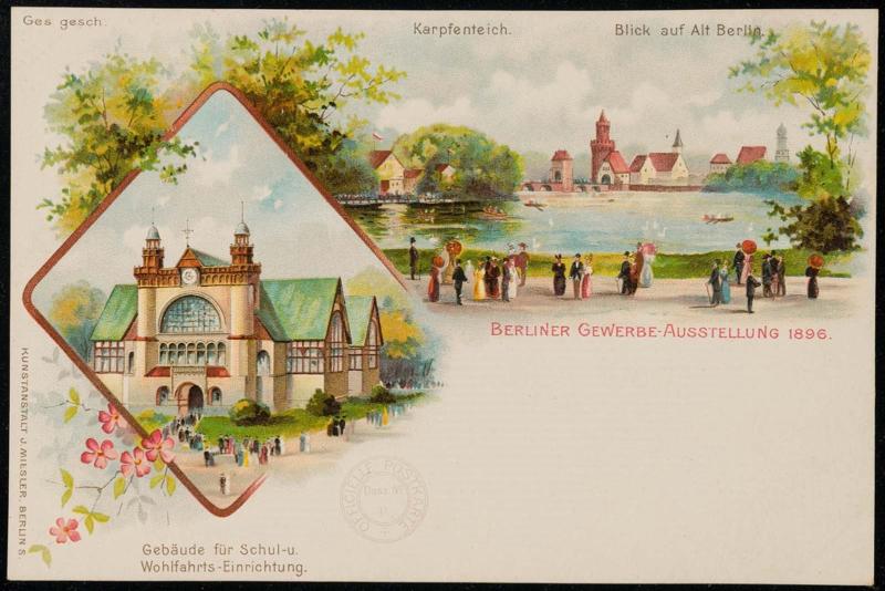 BERLINER GEWERBE-AUSSTELLUNG 1896.