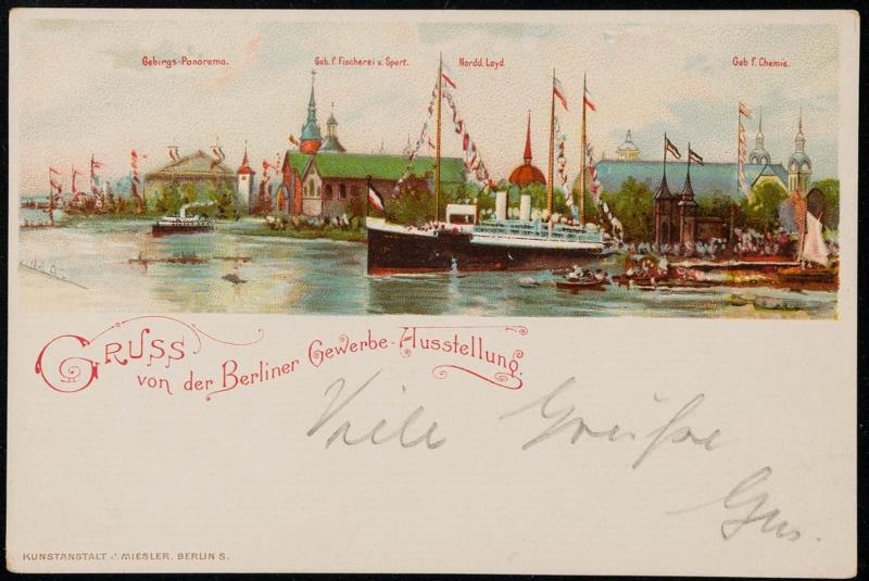 Gruss von der Berliner Gewerbe Ausstellung.
