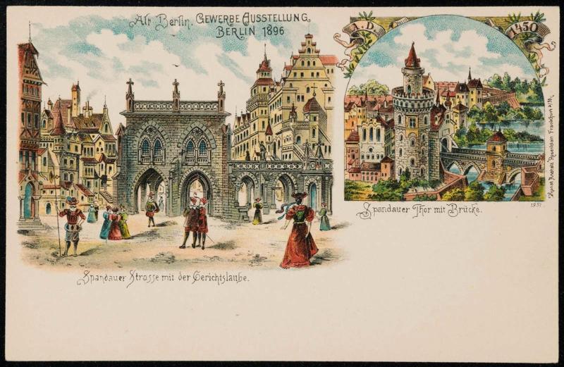 Alt Berlin 
Gewerbe-Ausstellung Berlin 1896.