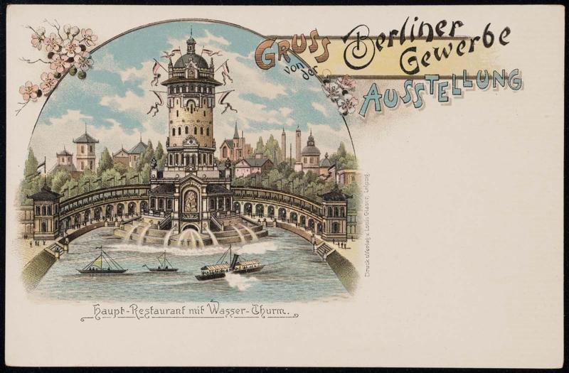 Gruss von der Berliner GEWERBE AUSSTELLUNG
