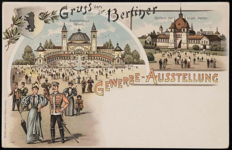 Gruss von der Berliner GEWERBE AUSSTELLUNG
