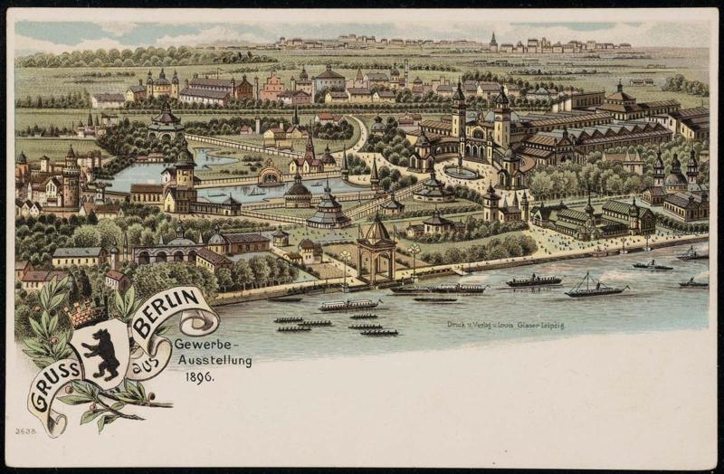 GRUSS aus BERLIN GEWERBE AUSSTELLUNG.