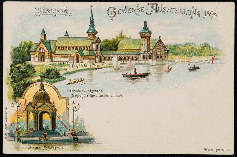 BERLINER GEWERBE AUSSTELLUNG 1896.