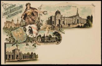 GRUSS aus der BAYRISCHEN LANDES-AUSSTELLUNG, NÜRNBERG 1896.