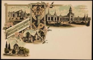 GRUSS aus der BAYRISCHEN LANDES-AUSSTELLUNG, NÜRNBERG 1896.