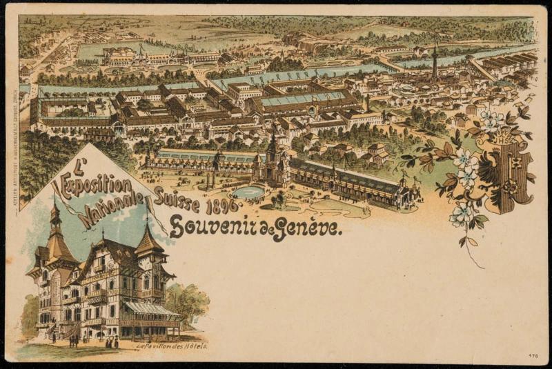 L'Exposition Nationale Suisse, 1896.
