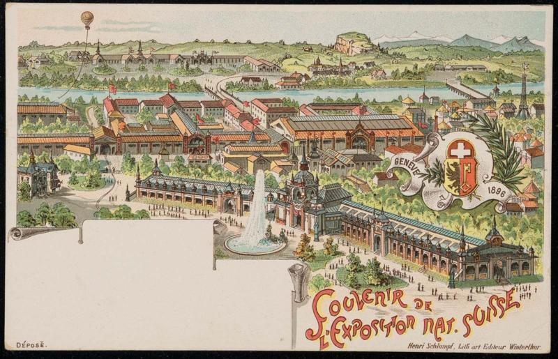 SOUVENIR DE L'EXPOSITION NAT. SUISSE.