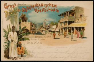 GRUSS Von der Deutsch-Ostafrikanischen AUSSTELLUNG LEIPZIG 1897.