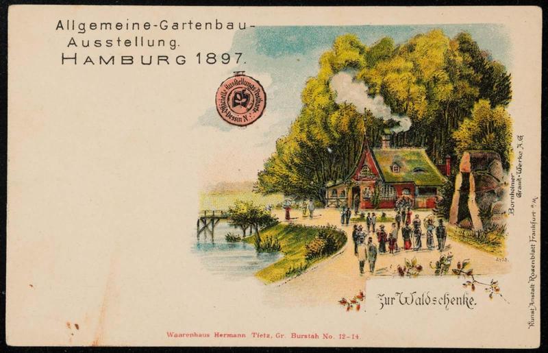 Allgemeine-Gartenbau-Ausstellung. HAMBURG 1897.