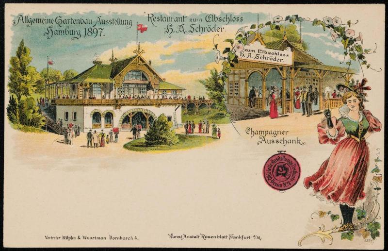 Allgemeine Gartenbau Ausstellung Hamburg 1897.