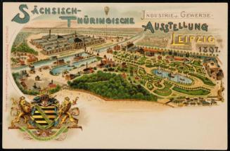 SÄCHSISCH-THÜRINGISCHE INDUSTRIE & GEWERBE AUSSTELLUNG LEIPZIG 1897.