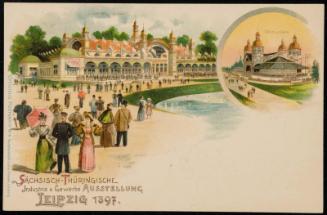 SÄCHSISCH-THÜRINGISCHE INDUSTRIE & GEWERBE AUSSTELLUNG LEIPZIG 1897.