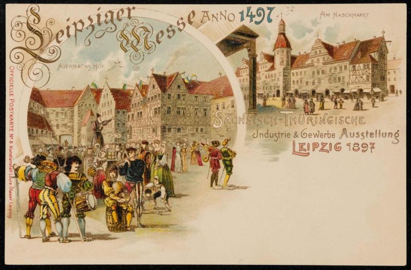 SÄCHSISCH-THÜRINGISCHE INDUSTRIE & GEWERBE AUSSTELLUNG LEIPZIG 1897.