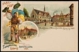 SÄCHSISCH-THÜRINGISCHE Industrie u. Gewerbe AUSSTELLUNG Leipzig 1897.