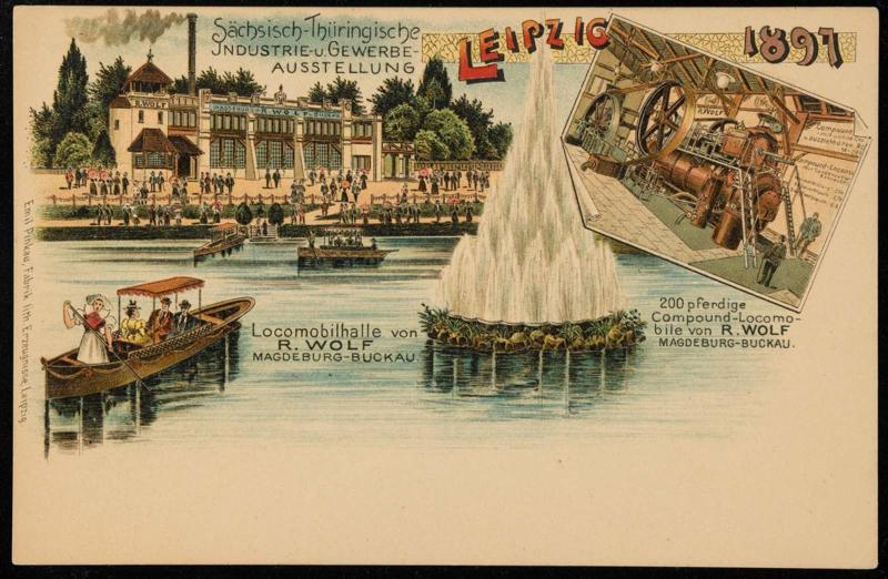 Sächsisch-Thüringische INDUSTRIE & GEWERBE AUSSTELLUNG LEIPZIG 1897.