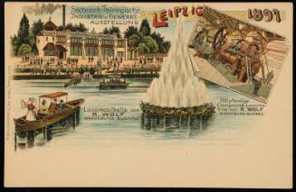 Sächsisch-Thüringische INDUSTRIE & GEWERBE AUSSTELLUNG LEIPZIG 1897.