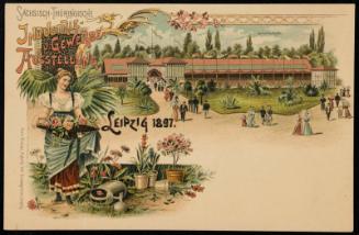 SÄCHSISCH-THÜRINGISCHE INDUSTRIE & GEWERBE AUSSTELLUNG LEIPZIG 1897.