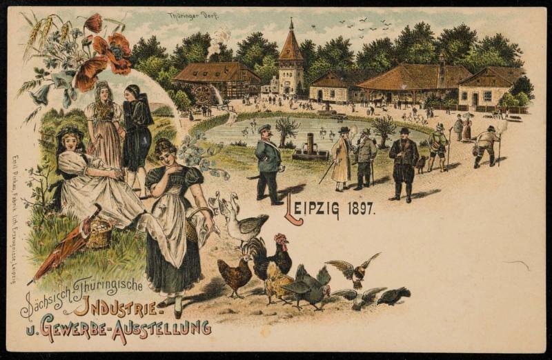 Sächsisch-Thüringische INDUSTRIE U. GEWERBE AUSSTELLUNG .
