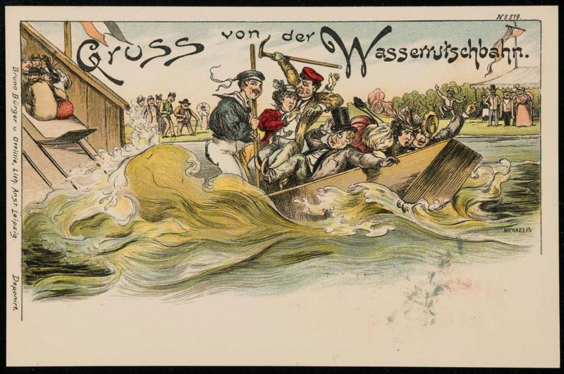 Gruss von der Wasserrutschbahn.