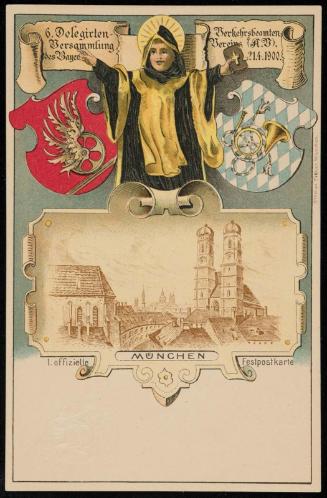 6. Delegirten Versammlung des Bayer. Berkehrsbeamten Bereins (A.D.) 21.4.1900.