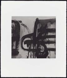 Lima 55 1975, from the portfolio of 6 gravures "Homage to Franz Kline"