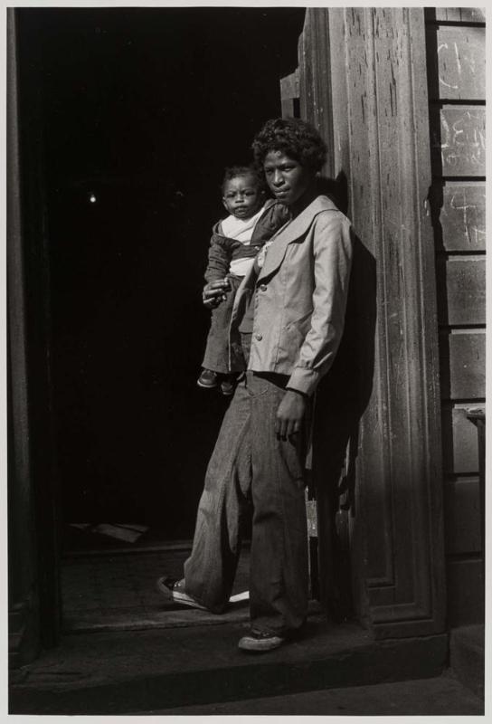 Woman and Her Child in a Doorway