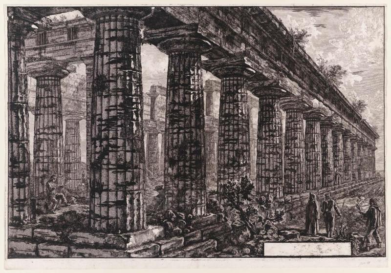 The Temple of Neptune (Plate XI of the Views of Paestum)